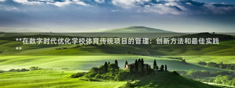必一体育APP下载安装：**在数字时代优化学校体育传统项目的