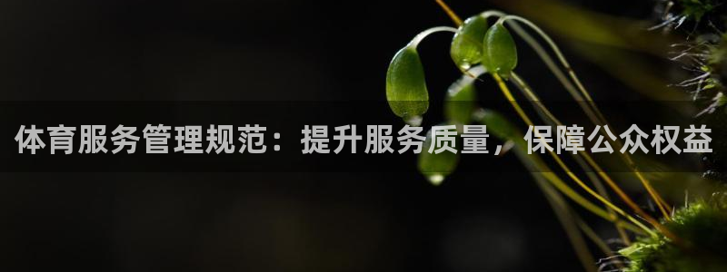 必一体育官方下载入口：体育服务管理规范：提升服务质量，保障公