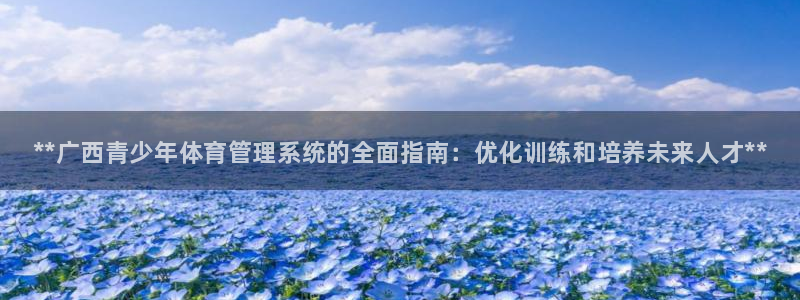 必一体育运动下载：**广西青少年体育管理系统的全面指南：优化